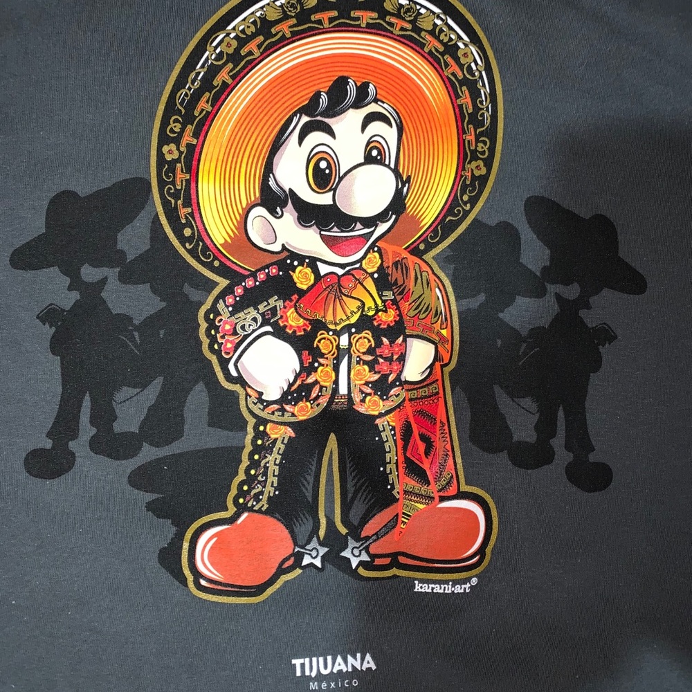 Super Mario mariachi Tijuana shirt